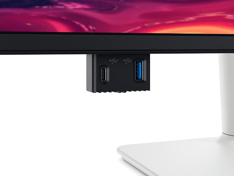 Dell 27 Plus 4K USB-C Monitor - S2725QC - 27-inch 4K (3840 x 2160) 120Hz 16:9 Display, AMD FreeSync Premium, sRGB 99%, Integrated Speakers, 1500:1 Contrast Ratio, Comfortview Plus - Ash White