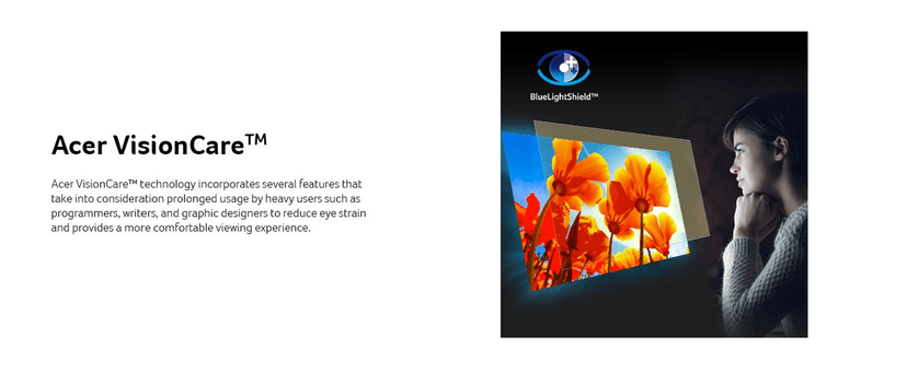 Acer 23.8" Professional Home Office Monitor | Full HD (1920 x 1080) | Ultra-Thin | Zero-Frame | Up to 100Hz Refresh | 4ms (G to G) | Tilt | HDMI & VGA Ports | SB242Y H1bi