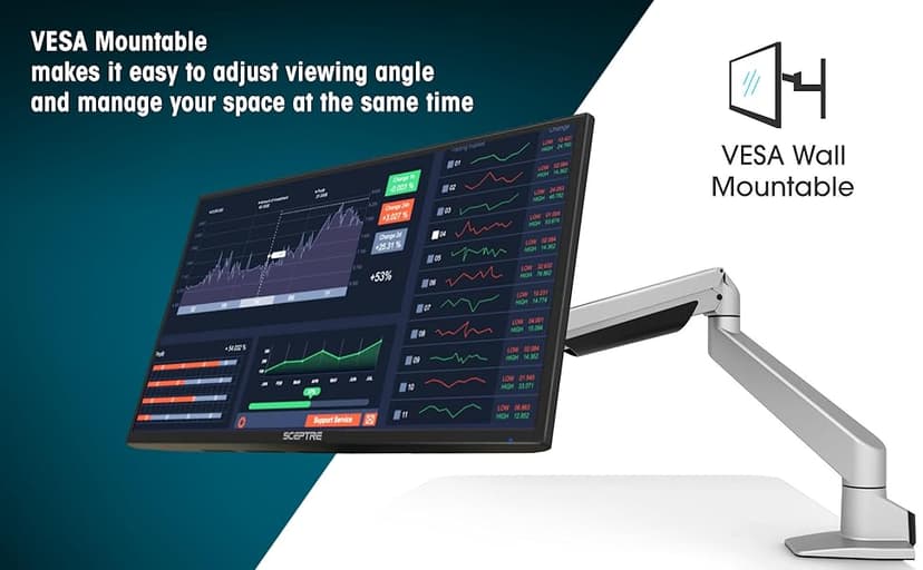 Sceptre 24-inch Professional Thin 1080p LED Monitor 99% sRGB 2x HDMI VGA Build-in Speakers, Machine Black (E248W-19203R Series)