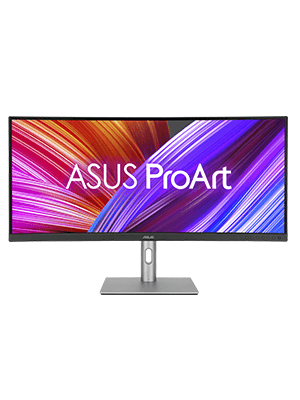 ASUS ProArt Display 34” Ultrawide Curved Professional HDR Monitor (PA34VCNV) - IPS, 21:9 3440 x 1440, 3800R Curve, 100% sRGB/Rec709, ΔE<2, Calman Verified, USB-C Docking PD 96W, RJ45, 3 Year Warranty