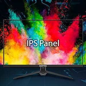 Sceptre 27-inch FHD 1080p IPS Gaming LED Monitor up to 165Hz 144Hz 1ms DisplayPort HDMI, FreeSync FPS RTS Build-in Speakers Gunmetal Black 2022 (E275B-FPT165)