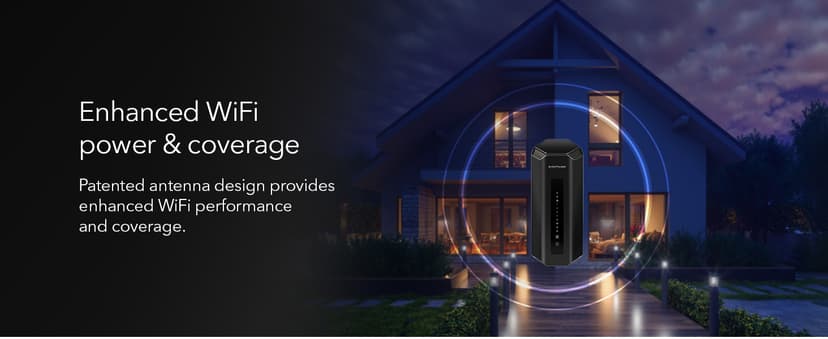 NETGEAR Nighthawk Tri-Band WiFi 7 Router (RS700S) - Security Features, BE19000 Wireless Speed (up to 19Gbps) – 10 Gig Internet Port - Covers up to 3,500 sq. ft., 200 Devices – 1-Year Armor Included