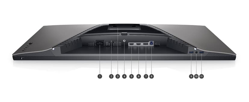 Dell G3223Q Gaming Monitor - 32-Inch 4K Ultra UHD (3840x2160), 144Hz 1Ms Display, AMD FreeSync+NVIDIA G-SYNC Compatible, Height/Swivel/Tilt Adjustability, 3Yr Advanced Exchange - Black