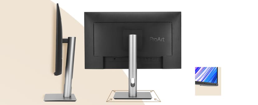 ASUS ProArt Display 27” 4K HDR Professional Monitor (PA279CRV) - IPS, UHD (3840 x 2160), 99% DCI-P3/Adobe RGB, ΔE < 2, Calman Verified, USB-C PD 96W, DisplayPort, Daisy-Chain, Ergonomic, 3yr Warranty