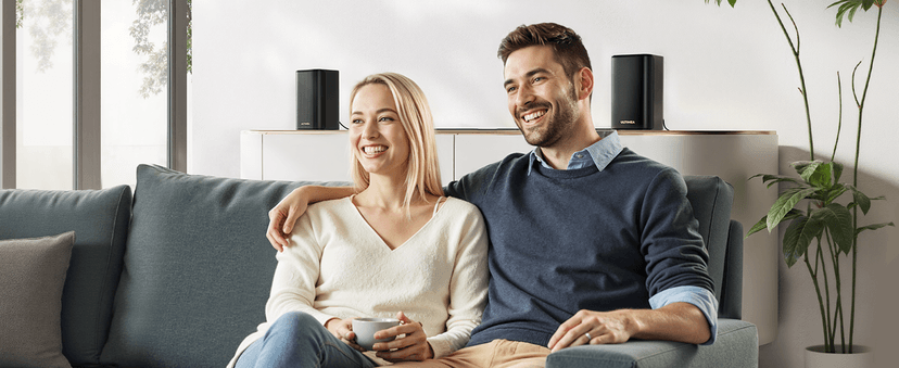 ULTIMEA 5.1.2ch Sound Bar with Dolby Atmos, Surround Sound System for TV with 2 Surround Speakers, Sound Bar for Smart TV, Soundbar with Subwoofer for Home Theater, BT 5.4, HDMI eARC, Skywave F40