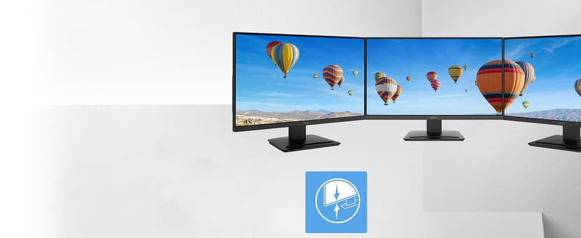 MSI PRO MP243L E14 24-inch IPS 1920 x 1080 (FHD) Gaming Office Monitor, 144Hz, Adaptive-Synch, HDR Ready, HDMI, VGA Port,VESA Mountable, Tilt, 4-Side Slim Bezel,1ms, Black