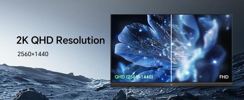 KTC 27 Inch QHD Computer Monitor 100Hz, Up to 120Hz, IPS Panel, 2K 1440P PC Gaming Monitor for Home Office, Adaptive-Sync Support, HDR10, Tilt Adjustable, H27D9