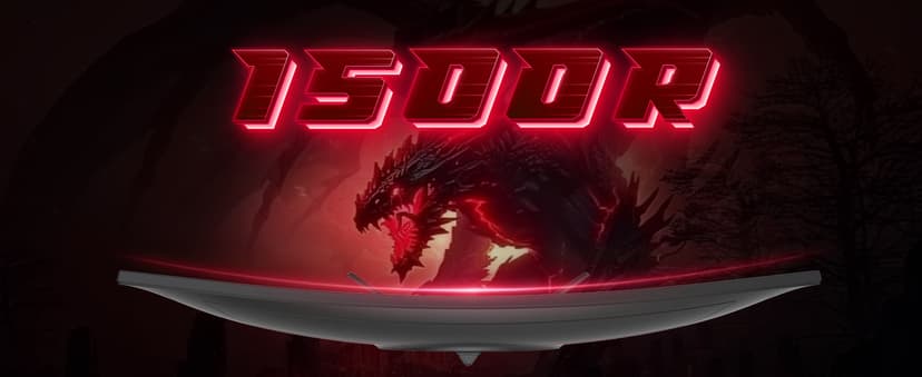 KTC 24 inch 1500R Curved Gaming Monitor 165Hz 1ms FHD 1080p VA Tilt Adaptive Sync HDR 110% sRGB DP/HDMI,VESA for Gaming Home Office Business PS5 PC Monitors