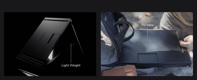 16" Pro Triple Laptop Screen Extender, Dual 16" 2k Portable Monitors, 144Hz, 100% DCI-P3, Compatible with 16" MacBook Pro M1, M2, M3, M4 & Windows Laptops, for Gaming, Creators, & Professional