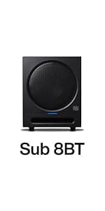 PreSonus Eris 4.5BT Bluetooth Studio Monitors, Pair — 4.5" Inch Powered Bookshelf Speakers, Stereo, Desktop Computer, Near Field Music Production, Audio Mixing Recording