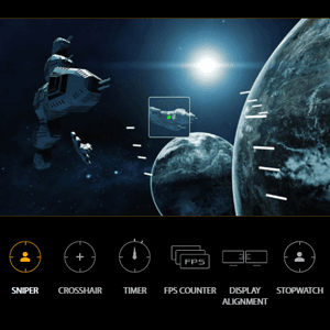 ASUS TUF Gaming 24” (23.8” viewable) 1080P Monitor (VG249QE5A) - Full HD, Overclock to 144Hz, IPS, Extreme Low Motion Blur Sync, 1ms, Speakers, Variable Overdrive, DisplayWidget Center, 3 yr Warranty
