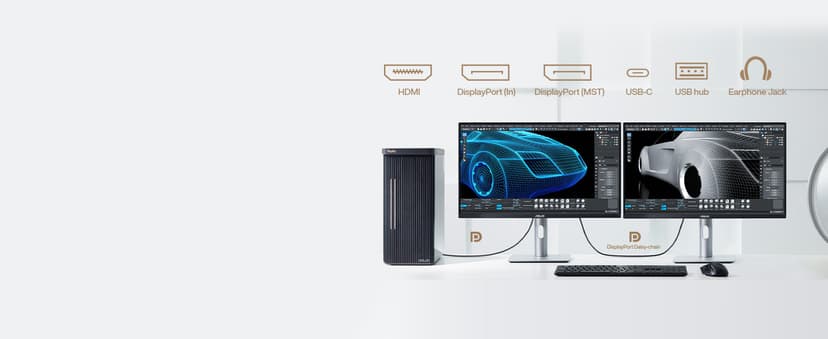 ASUS ProArt Display 27” 4K HDR Professional Monitor (PA279CRV) - IPS, UHD (3840 x 2160), 99% DCI-P3/Adobe RGB, ΔE < 2, Calman Verified, USB-C PD 96W, DisplayPort, Daisy-Chain, Ergonomic, 3yr Warranty