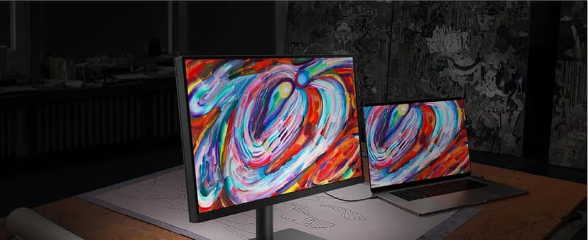 BenQ PD3205U Mac-Ready Monitor 32" 4K UHD | 99% Rec.709 & sRGB | IPS | DeltaE ≤3 | ICC Sync | Calibration Report | AQCOLOR | Uniformity | HotKey Puck | Ergonomic | DisplayPort | USB-C (65W) | USB Hub
