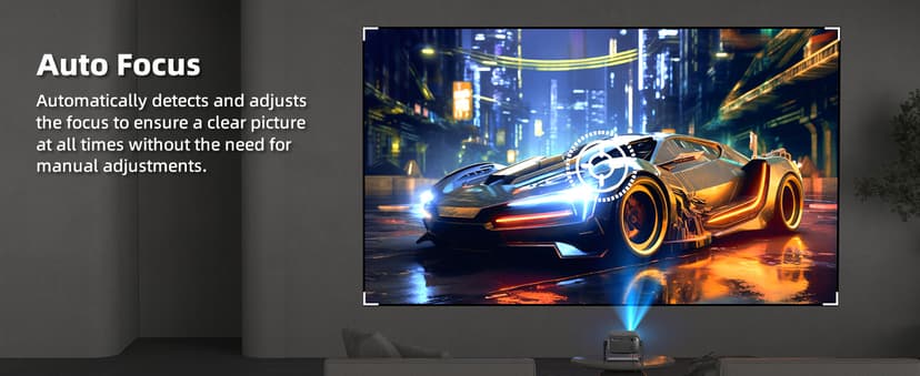 Netflix Officially Licensed Projector,BETTDOW Closed-Design Projector with Wifi 6 and Bluetooth 5.2,Intelligent Voice Assistant,Electric Focus Projector for Netflix/YouTube/Prime Video/D+