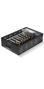 8GPU Mining Rig Complete Crypto Miner with Windows10,Including 8GPU Mining Motherboard 2000W Power Supply,CPU,SSD,4G RAM, 8 GPU Mining Case for ETC/LTC/XHV/Monero/Ravencoin(Without GPU)