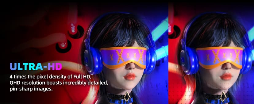 27 Inch 4K 144Hz Gaming Monitor, UHD 3840x2160 Fast IPS Panel PC Monitor, 135% sRGB, HDR400Nit, Freesync & G-sync, Support PS5 120Hz VRR, HDMI 2.1,DP 1.4, Height/Vertical Adjustment