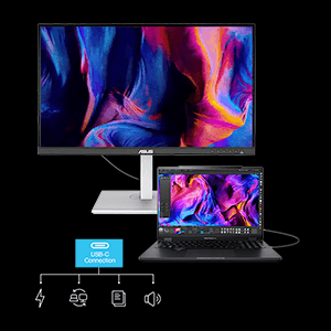 ASUS ProArt Display 27” 1440P Professional Monitor (PA278CGV) - IPS, QHD (2560 x 1440), 144Hz, 95% DCI-P3, ΔE < 2, Calman Verified, USB-C PD 90W, FreeSync Premium, DisplayHDR 400, Height Adjustable