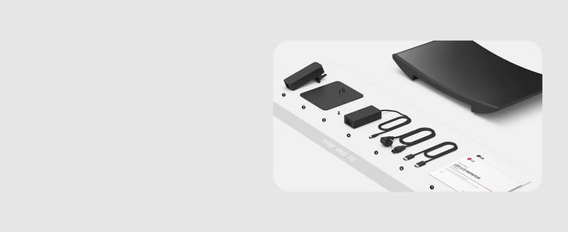 LG 24U421A-B 24-inch Full HD (1920 x 1080) Curved Computer Monitor, 100Hz, 5ms, HDR10, 3-Side Borderless, Switch, HDMI, USB Type-C 15W PD, Tilt Slim Stand, Black