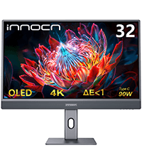 INNOCN 27 Inch 4K Monitor Computer UHD 3840 x 2160 LCD IPS Display, HDR400, USB C 65W, DP, HDMI, PC Monitor for Mac Laptop, 1.07B+ Colors, Built-in Speakers, Pivot/Height Adjustable Stand, Black
