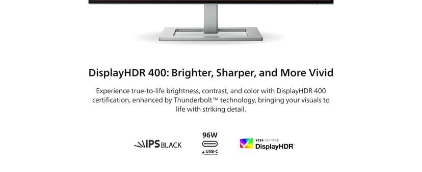 Philips Brilliance 27E2F7903 27" 4K UHD IPS Black Display, Thunderbolt, PD 96W, Height Adjustable, Daisy Chain, Built in Speakers, MacBook/PC Compatible, 4-Year Advance Replacement
