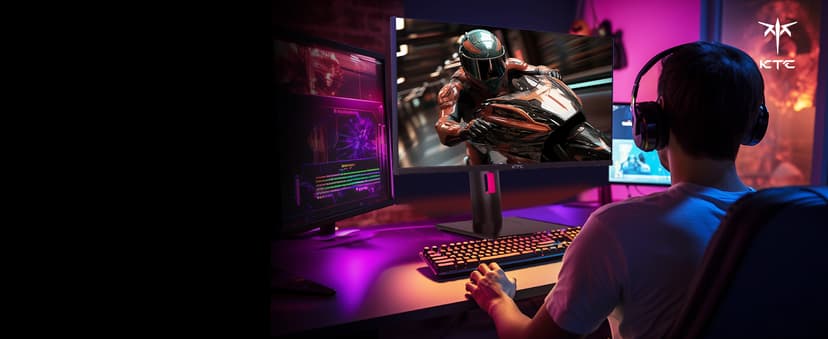 KTC 27" 4K UHD 144Hz Gaming Monitor - Fast IPS Panel 160Hz 1ms GTG, HDR400 132% sRGB, HDMI2.1/DP1.4, VESA Mount, Height/Tilt/Pivot/Swivel Stand, Vertical Monitor Ideal for Gamers, Designers