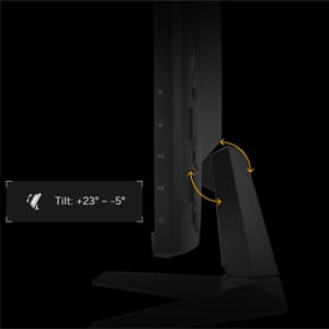 ASUS TUF Gaming 24” (23.8” viewable) 1080P Monitor (VG249QE5A) - Full HD, Overclock to 144Hz, IPS, Extreme Low Motion Blur Sync, 1ms, Speakers, Variable Overdrive, DisplayWidget Center, 3 yr Warranty