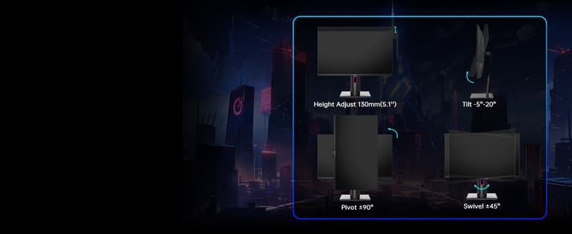 KTC 27" 4K UHD 144Hz Gaming Monitor - Fast IPS Panel 160Hz 1ms GTG, HDR400 132% sRGB, HDMI2.1/DP1.4, VESA Mount, Height/Tilt/Pivot/Swivel Stand, Vertical Monitor Ideal for Gamers, Designers