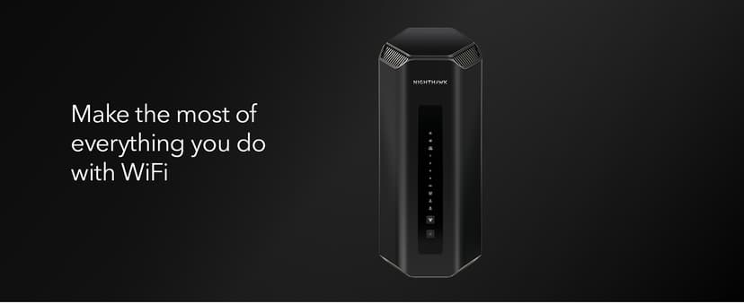 NETGEAR Nighthawk Tri-Band WiFi 7 Router (RS700S) - Security Features, BE19000 Wireless Speed (up to 19Gbps) – 10 Gig Internet Port - Covers up to 3,500 sq. ft., 200 Devices – 1-Year Armor Included