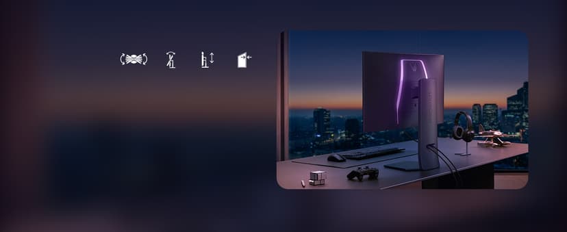 LG 32GS95UE 32-inch Ultragear OLED Gaming Monitor UHD 240Hz 0.03ms DisplayHDR True Black 400 AMD FreeSync Premium Pro NVIDIA G-Sync HDMI 2.1 DisplayPort Tilt/Height/Swivel Stand Black