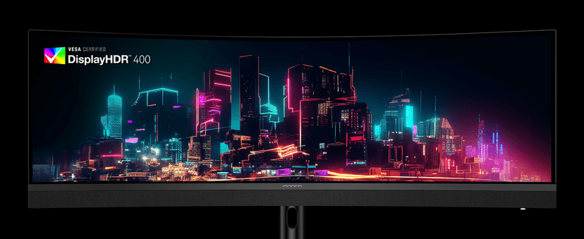 INNOCN 45C1R 45 Inch 5120 x 1440p Ultrawide Curved Gaming Monitor, R1500, HDR400, USB Type-C Power Delivery, PIP/PBP, Built-in Speaker, Height Adjustable, Black
