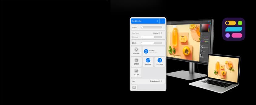 BenQ PD3420Q Ultrawide Creator Monitor for Macbook 34" WQHD 1440p | 100% Rec.709 & sRGB, 98% P3 | IPS | DeltaE ≤3 | Pantone | AQCOLOR | KVM | Calibration Report | Erognomic | USB-C (65W) | USB Hub