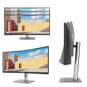 ASUS ProArt Display 34” Ultrawide Curved Professional HDR Monitor (PA34VCNV) - IPS, 21:9 3440 x 1440, 3800R Curve, 100% sRGB/Rec709, ΔE<2, Calman Verified, USB-C Docking PD 96W, RJ45, 3 Year Warranty