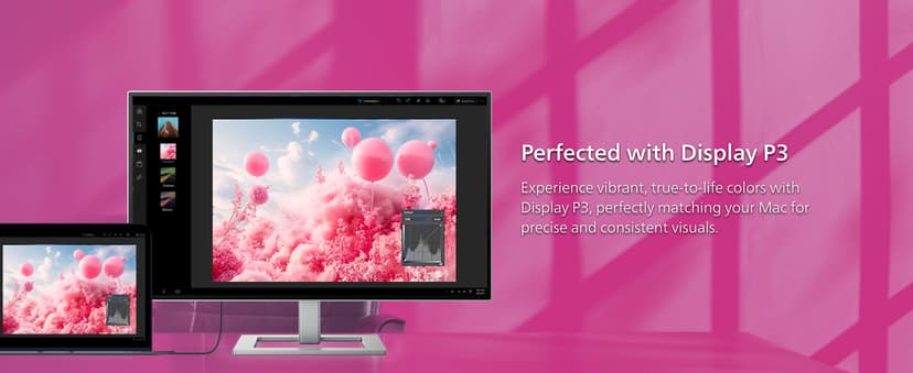 Philips Brilliance 27E2F7903 27" 4K UHD IPS Black Display, Thunderbolt, PD 96W, Height Adjustable, Daisy Chain, Built in Speakers, MacBook/PC Compatible, 4-Year Advance Replacement