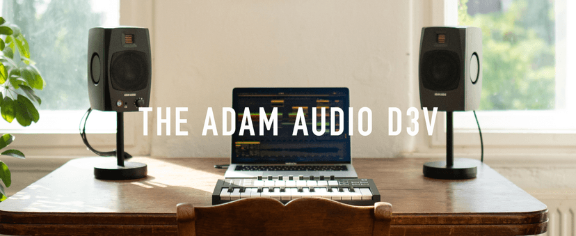 ADAM Audio D3V Active Desktop Monitoring System with USB-C Connection (Pair, Black)