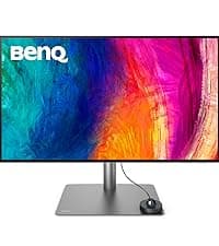 BenQ PD3205U Mac-Ready Monitor 32" 4K UHD | 99% Rec.709 & sRGB | IPS | DeltaE ≤3 | ICC Sync | Calibration Report | AQCOLOR | Uniformity | HotKey Puck | Ergonomic | DisplayPort | USB-C (65W) | USB Hub