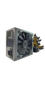 8GPU Mining Rig Complete Crypto Miner with Windows10,Including 8GPU Mining Motherboard 2000W Power Supply,CPU,SSD,4G RAM, 8 GPU Mining Case for ETC/LTC/XHV/Monero/Ravencoin(Without GPU)