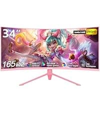 24 inch 3000R Curved Monitor 100Hz FHD 1920x1080p Refresh Rate 16:9 Aspect Ratio Ergonomic Tilt & VESA Compatible - Home Office Gaming Monitor Sync Visual Experience for Work & Play,HDMI * 2