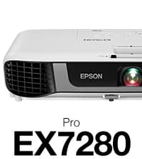 Epson EpiqVision Flex CO-W01 Portable Projector, 3-Chip 3LCD, Widescreen, 3,000 Lumens Color/White Brightness, 5 W Speaker, 300-Inch Home Entertainment and Work, Streaming Ready
