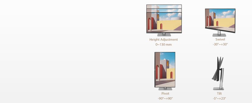 ASUS ProArt Display 27” 4K HDR Professional Monitor (PA279CRV) - IPS, UHD (3840 x 2160), 99% DCI-P3/Adobe RGB, ΔE < 2, Calman Verified, USB-C PD 96W, DisplayPort, Daisy-Chain, Ergonomic, 3yr Warranty