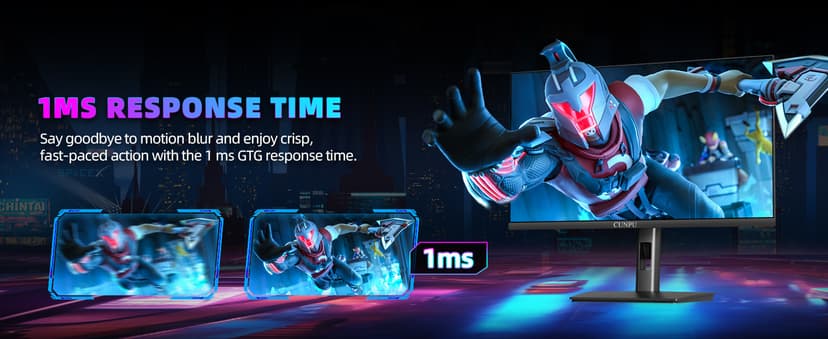 27 Inch 4K 144Hz Gaming Monitor, UHD 3840x2160 Fast IPS Panel PC Monitor, 135% sRGB, HDR400Nit, Freesync & G-sync, Support PS5 120Hz VRR, HDMI 2.1,DP 1.4, Height/Vertical Adjustment