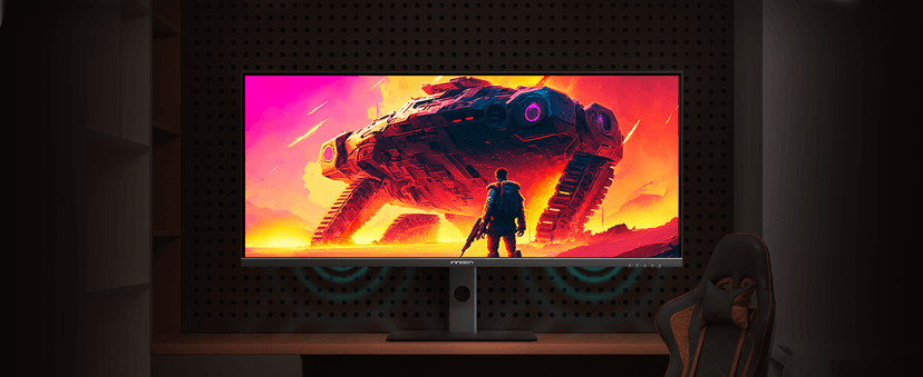 INNOCN 40 Inch 5K 5120 x 2160p Ultrawide Monitor for Laptop, 21:9, 100Hz, IPS, HDMI, DP, FreeSync, HDR400, USB-C, DeltaE<2, Built-in Speakers, Height Adjustable, Black - 40C1U